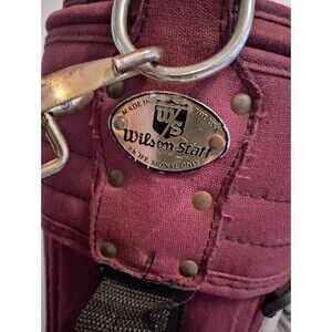 Wilson Staff Professional Golf Club Bag - 3 Slots, Vintage? Maroon Red USA